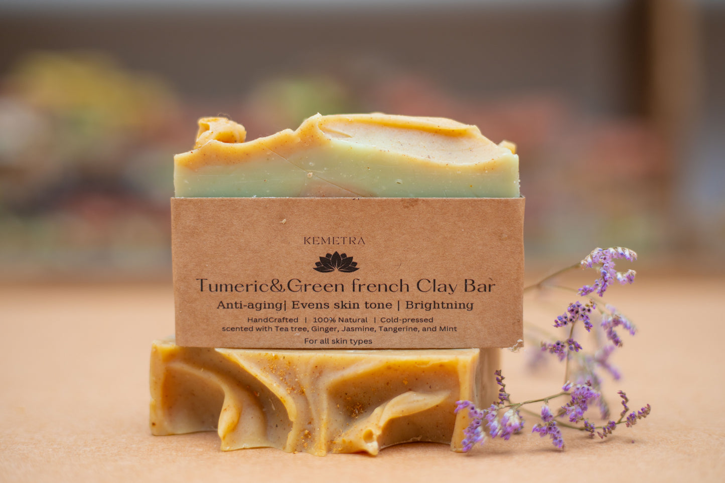 Turmeric & French Green Clay Soap Bar