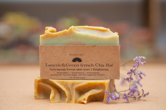 Turmeric & French Green Clay Soap Bar