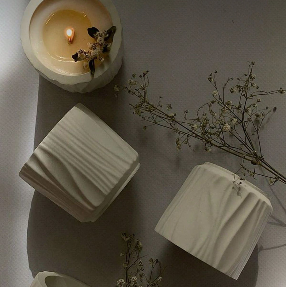 Scent & Shape Collection – Hand-Poured Artistic Candles