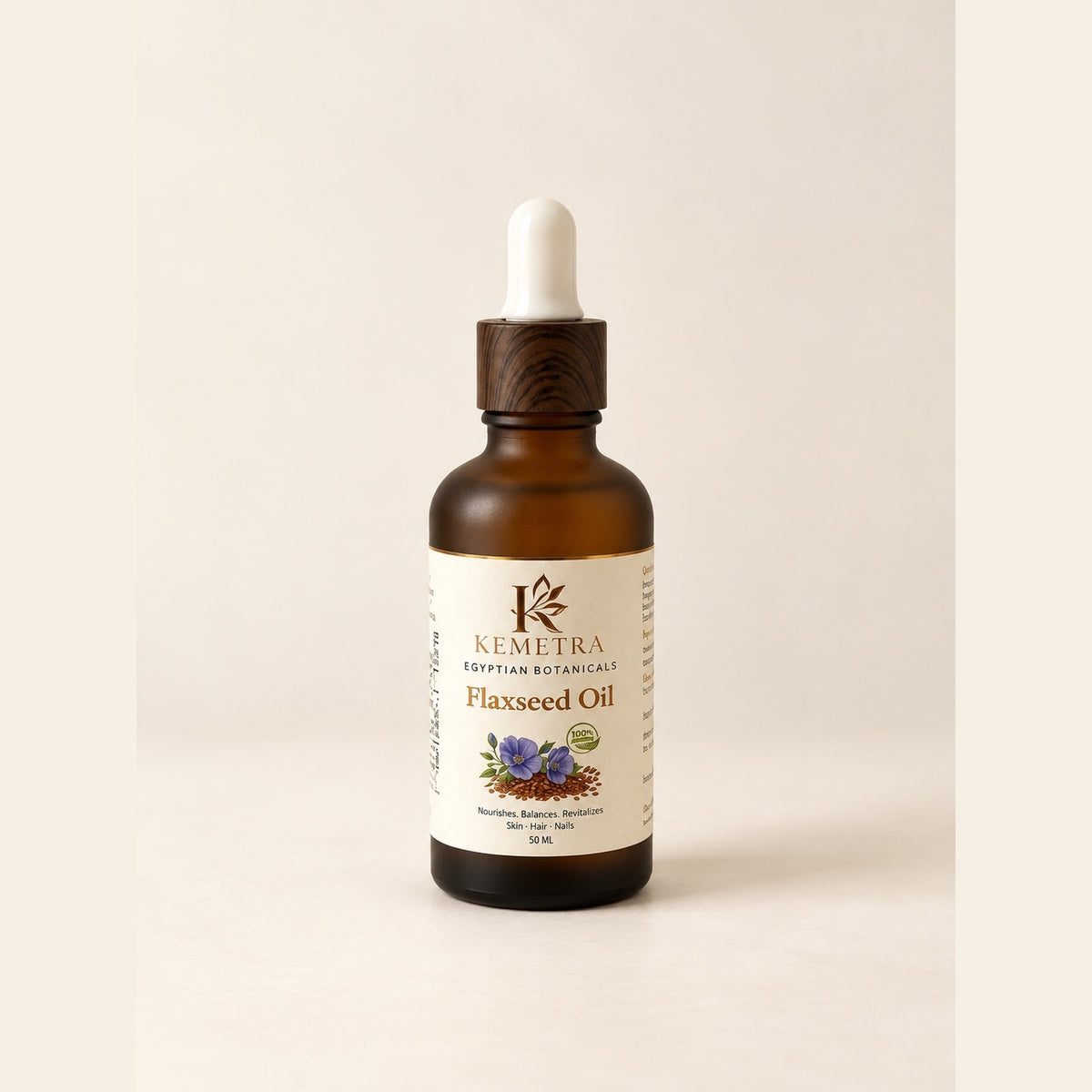 Flaxseed Oil — Nourish & Revitalize | 50 ml